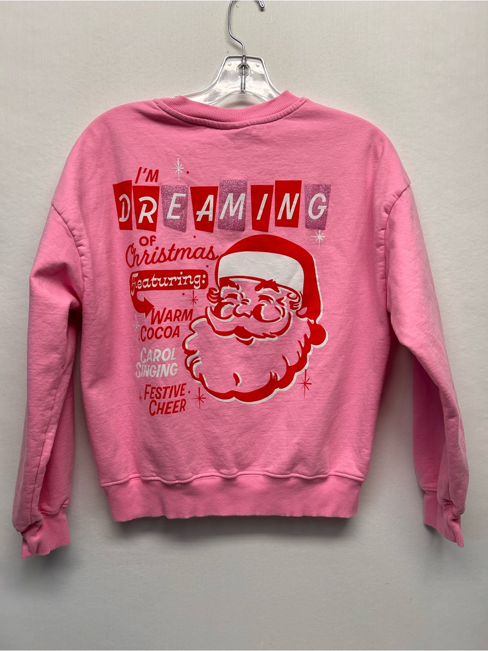 Pink 'I'm Dreaming of Christmas' Graphic Sweatshirt